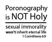 poronography-is-not-holy